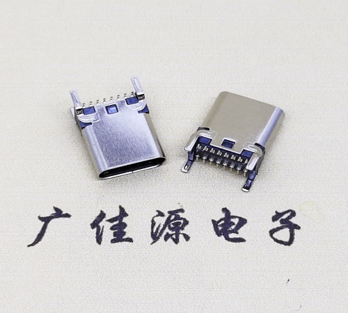 TYPE-C16P立貼母座連接器接口引腳接線正負(fù)級圖解定義