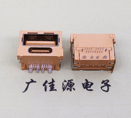 雙用USBA母+C母口TYPE-C16PIN母座二合一
